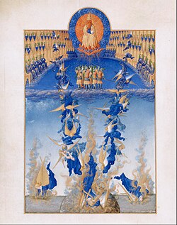 Brüder von Limburg, Der Engelssturz (S. 237 · Gefallene Engel)